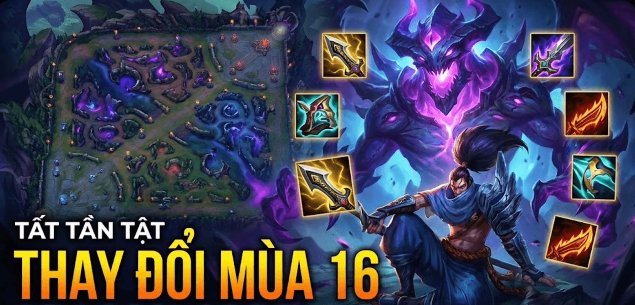 Tất Tần Tật Thay Đổi LMHT Mùa 16 (2026): Bản Đồ Mới, Trang Bị Và Cơ Chế Ataxian