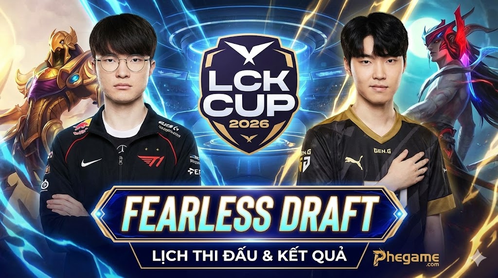 Lịch Thi Đấu LCK Cup 2026: Kết Quả, BXH